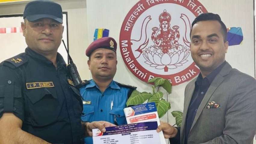 Mahalaxmi Bikas Bank Supports Nepal Police