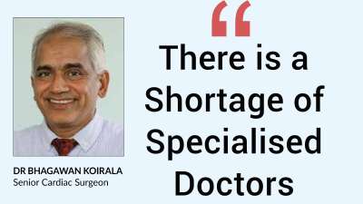 There is a Shortage of Specialised  Doctors