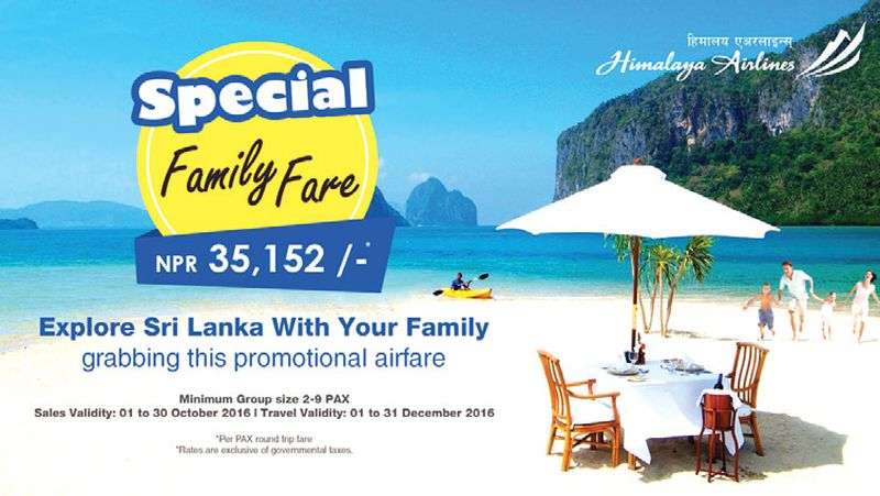 Himalaya Airlines' Colombo Trip Offer