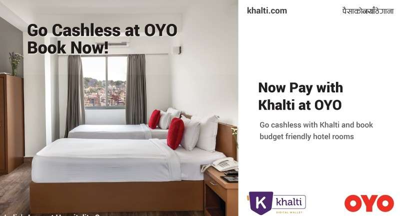 Khalti partners with OYO to make hotel bookings easier