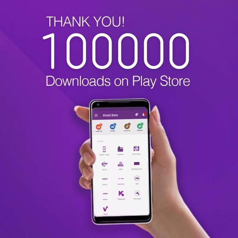 Khalti Digital Wallet Crosses 100,000 Downloads