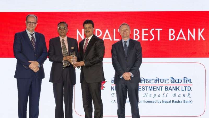 NIBL Bags ‘Nepal’s Best Bank’ Award from Euromoney