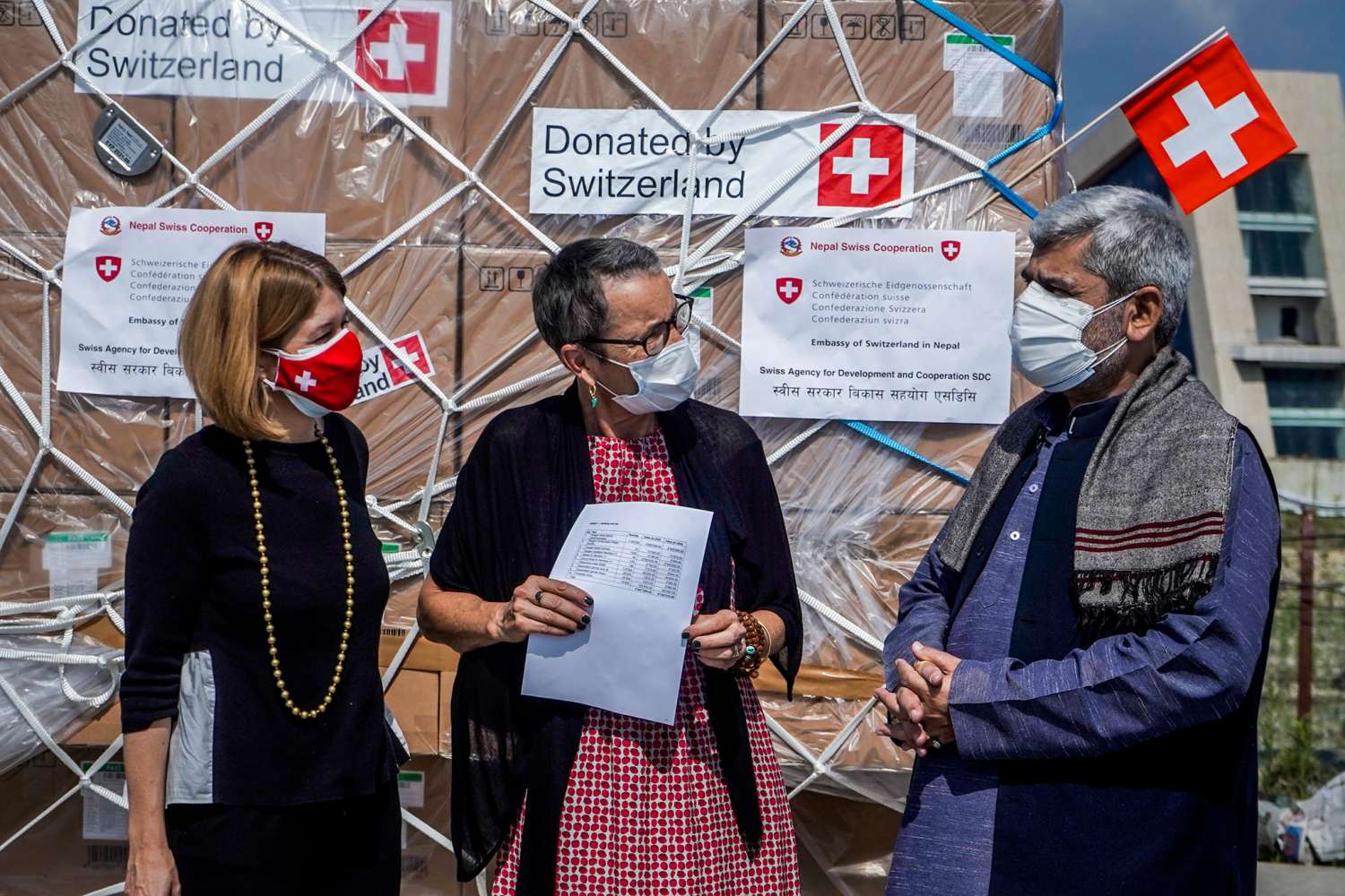 Switzerland provides 30 tonnes of medical supplies worth $8 million to Nepal 
