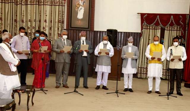 Three Deputy PMs, 12 Ministers Inducted in Prime Minister Oli’s Reshuffled Cabinet 