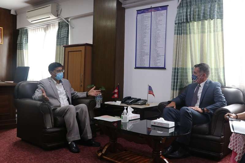 US Ambassador Pays Courtesy Call to Finance Minister