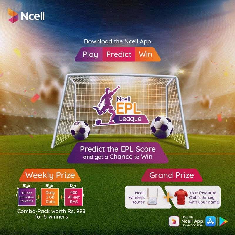 Ncell Announces EPL League Contest