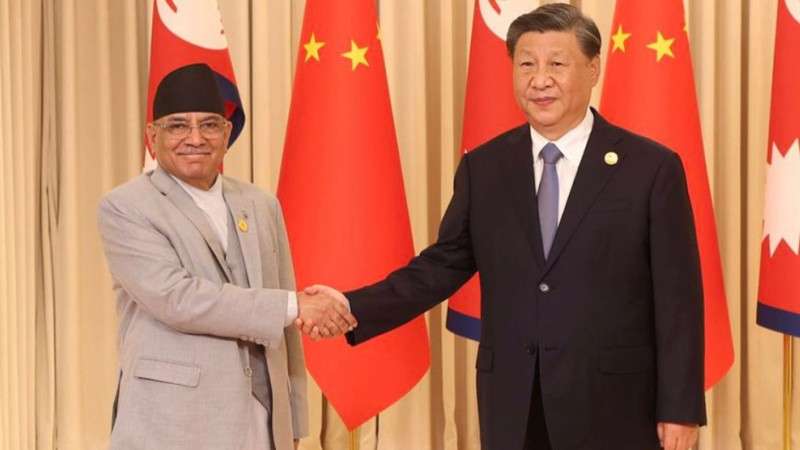 Nepal, China Issue Joint Statement Promising Cooperation in Railway, Connectivity and More