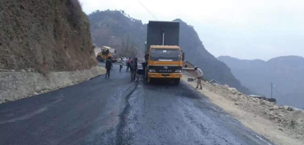 Blacktopping Commences on Beni-Galeshwar Section of Kaligandaki Corridor