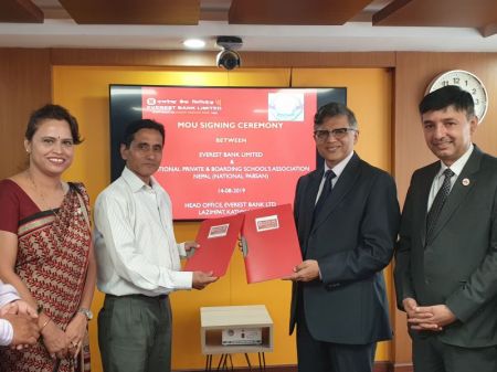 Everest Bank signs MoU with National PABSAN