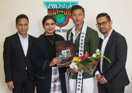 Nepal’s Shrestha Bags Personality Award in Manhunt International