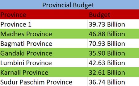 All 7 Provinces Unveil Budget for Upcoming Fiscal Year