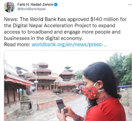 World Bank Extends Support to Nepal’s Digital Transformation