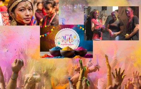 Holi, the Festival of Colours, Celebrated in Hill Districts 