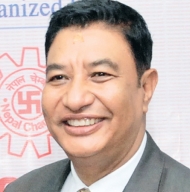 Rajesh Kaji Shrestha,  President, Nepal Chamber of Commerce