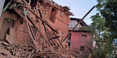 Private Sectors’ Donations to Quake Survivors in Western Nepal