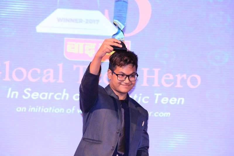 Sachin Dangi Becomes Wai Wai Glocal Teen Hero of the Year 2017