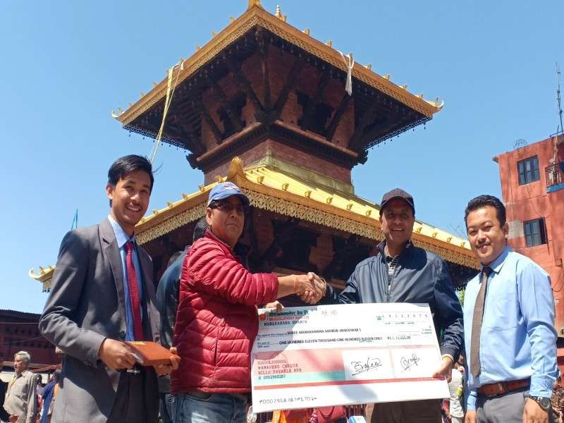 Om Development Bank’s Financial Support for Manakamana Temple