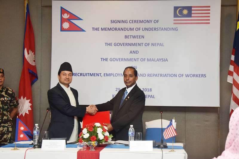 Nepal, Malaysia agree to Resume Recruitment of Migrant Workers