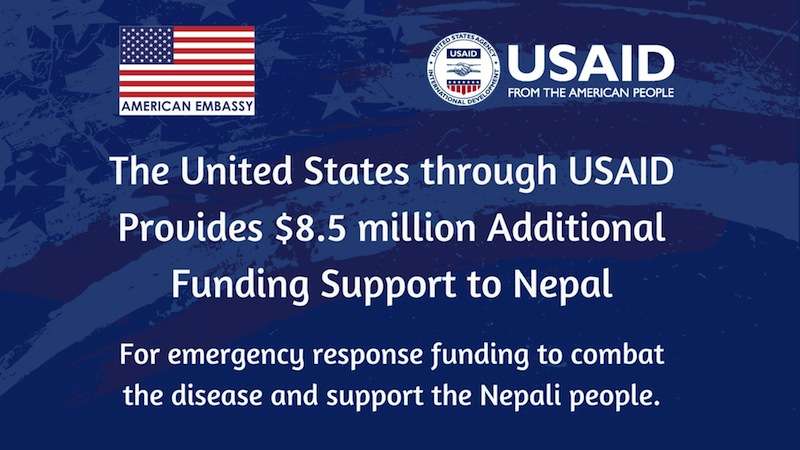 USA Provides Additional Funds to Support Nepal Amidst Second Wave of COVID-19