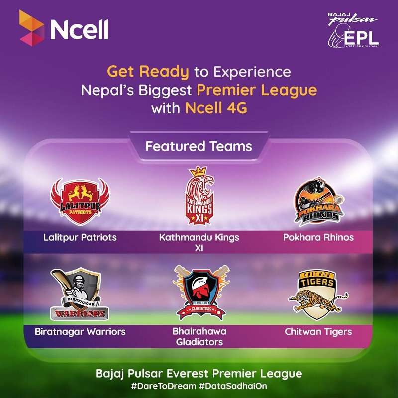 Ncell Partners with Bajaj Pulsar Everest Premier League