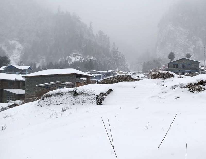 As Winter Approaches, Locals of Manang Flock Downhill to Escape the Biting Cold