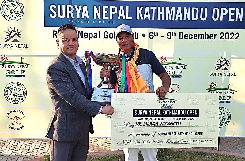 Bhuvan Nagarkoti Lifts Surya Nepal Kathmandu Open Golf Title