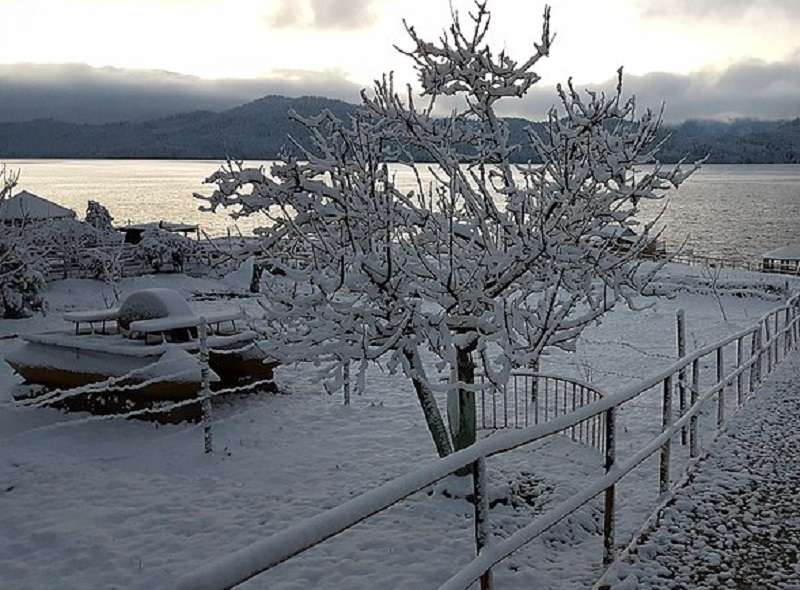 Snow-Covered Rara Offers Majestic View to Tourists   