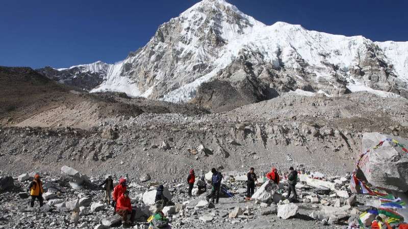 466 at Everest Base Camp for Expedition