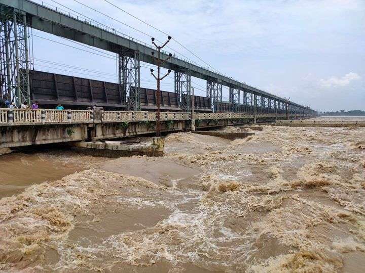 Koshi River's Water Current Highest in 34 Years, all 56 Sluice