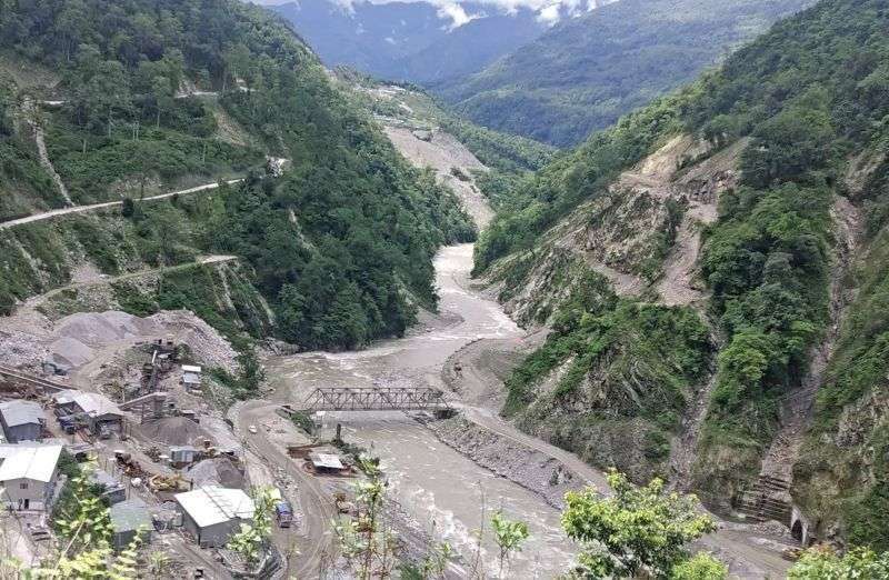 Locals Halt Construction of Power House of Arun III Hydropower Project