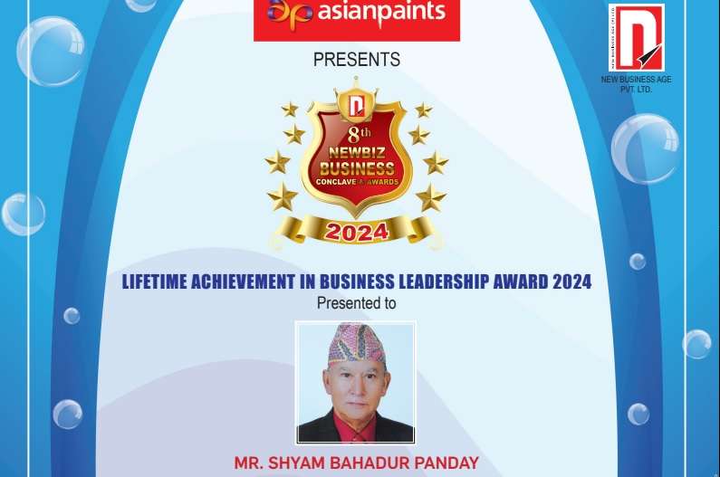 Shyam Bahadur Panday Conferred Lifetime Achievement in Business Leadership Award