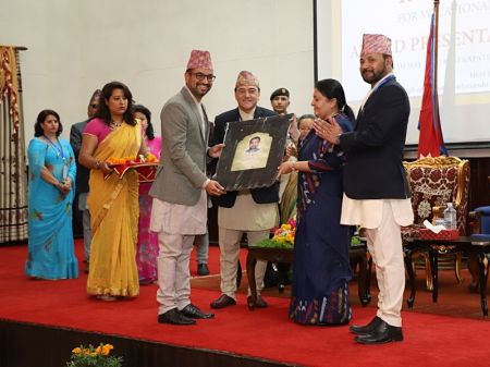 Dhakal, Dr Pokharel bag Vocational Excellence Award