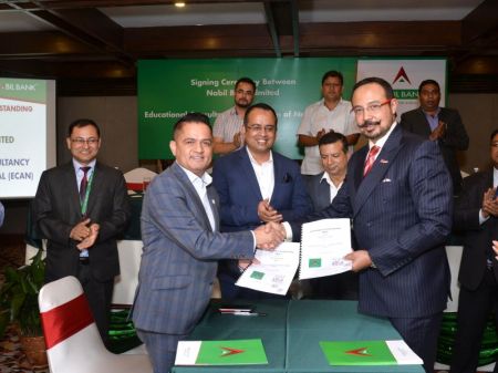 Nabil Bank and ECAN sign MOU
