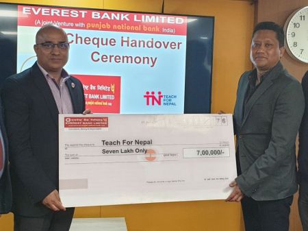 Everest Bank Continuous its Support to Teach for Nepal