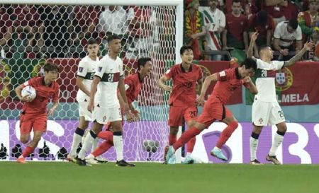 South Korea Reach Last 16 at the Expense of Uruguay, Cameroon Stun Brazil