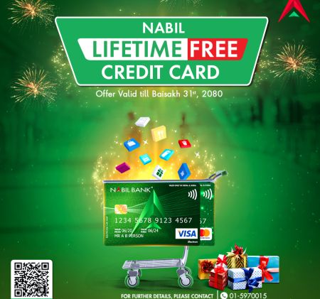 Nabil Bank Launches Lifetime Free Credit Card 