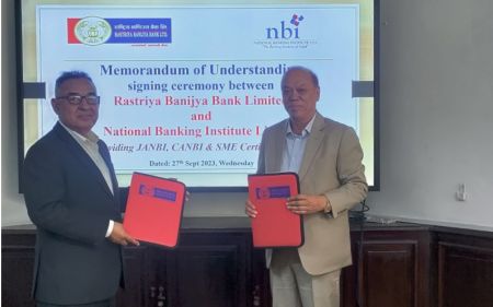 RBB and National Banking Institute Ink Agreement for Employees’ Training