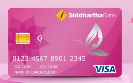 Siddhartha Bank Unveils Pink Debit Card