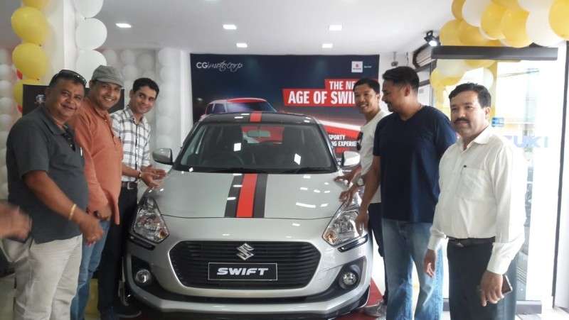 Swargadwari Auto Distributors has started the sale of Suzuki's Swift in Dang. Photo: Pandav Sharma/NBA